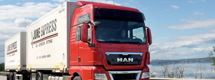 Vi på June Express erbjuder flyttar mellan Sverige, Danmark och Norge
