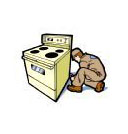 Ikon för person som kopplar ur ugn